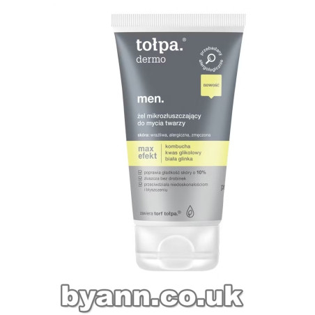 Tolpa Dermo Men Max Effect Micro-exfoliating facial wash gel 150ml