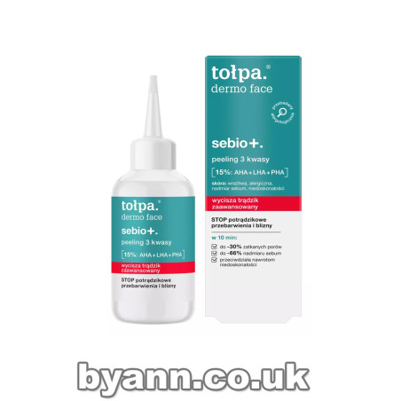 Tołpa Dermo face sebio+ facial peeling 3 acids 50ML