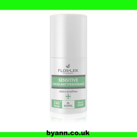 FlosLek Fresh antiperspirant deo roll-on for sensitive skin 50 ml