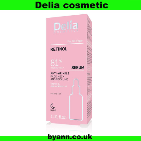 Delia Cosmetics  Anti-Wrinkle Serum  Retinol  30  ml