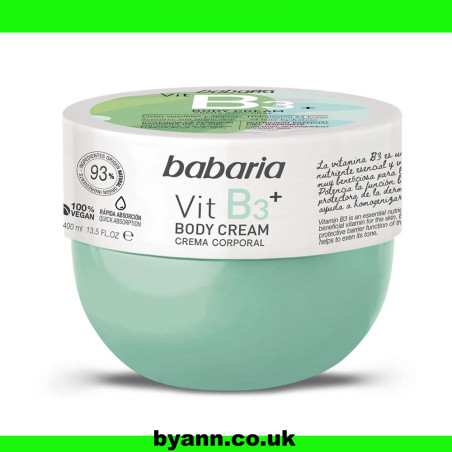 Babaria Body Cream Vit B3+   400ml